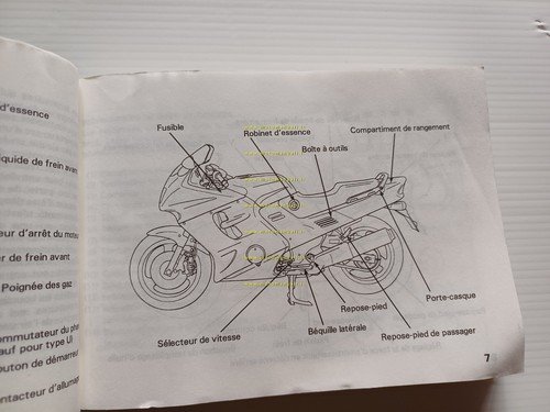 Honda CBR 1000 F 1992-93 manuale uso manutenzione libretto originale …