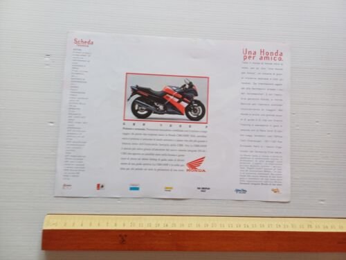 Honda CBR 1000 F 1993 depliant ITALIANO moto originale