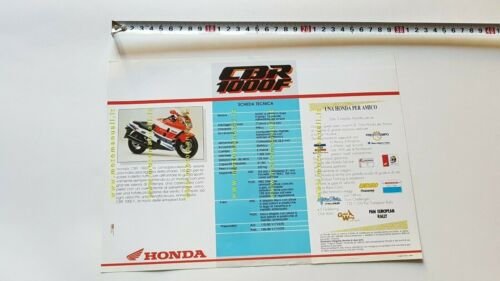 Honda CBR 1000 F 1993 depliant ITALIANO moto originale brochure