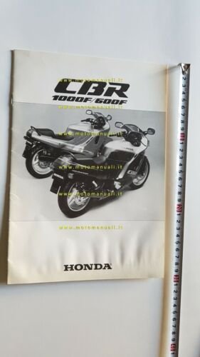 Honda CBR 1000 F 600 F 1987 Manuale Vendita concessionari …