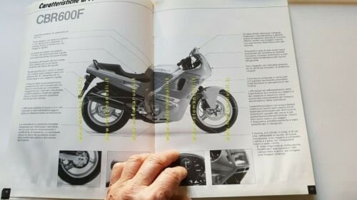 Honda CBR 1000 F 600 F 1987 Manuale Vendita concessionari …