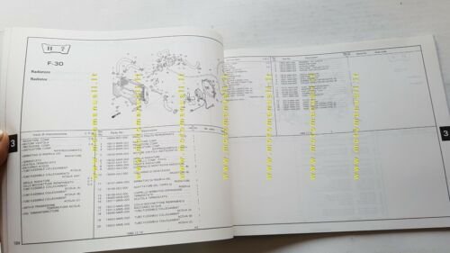 Honda CBR 1000 F Hurricane 1986 catalogo ricambi originale spare …