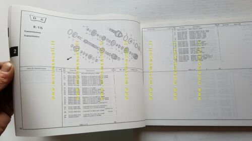 Honda CBR 1000 F Hurricane 1986 catalogo ricambi originale spare …