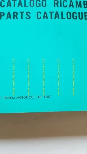Honda CBR 1000 F Hurricane 1987 catalogo ricambi originale spare …