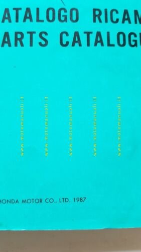 Honda CBR 1000 F Hurricane 1987 catalogo ricambi originale spare …