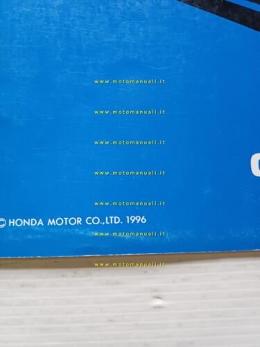 Honda CBR 1000 F VARIANTI 1996 manuale officina ITALIANO originale