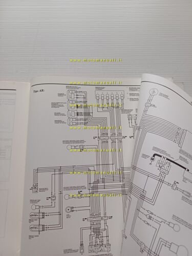Honda CBR 1000 F VARIANTI 1996 manuale officina ITALIANO originale