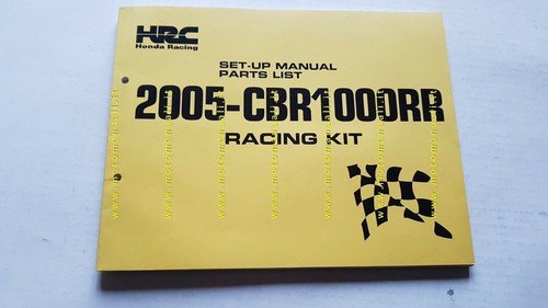 HONDA CBR 1000 RR 2005 Racing Kit catalogo ricambi manuale …