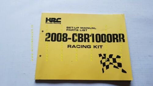 HONDA CBR 1000 RR 2008 Racing Kit catalogo ricambi manuale …