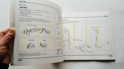 HONDA CBR 1000 RR 2008 Racing Kit catalogo ricambi manuale …