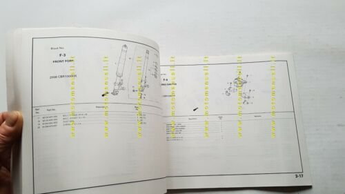 HONDA CBR 1000 RR 2008 Racing Kit catalogo ricambi manuale …