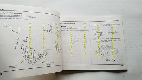 HONDA CBR 1000 RR 2008 Racing Kit catalogo ricambi manuale …