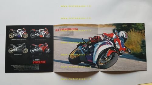 Honda CBR 1000 RR 2010 depliant originale italiano