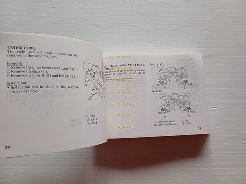 Honda CBR 1000 RR Fireblade 2004 manuale uso manutenzione originale …