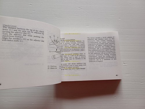 Honda CBR 1000 RR Fireblade 2004 manuale uso manutenzione originale …