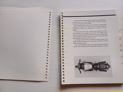 Honda CBR 100F - CBR 600 F 1987 presentazione cartella …