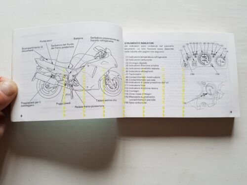 Honda CBR 1100 XX 1997 manuale uso originale ITALIANO OLANDESE …