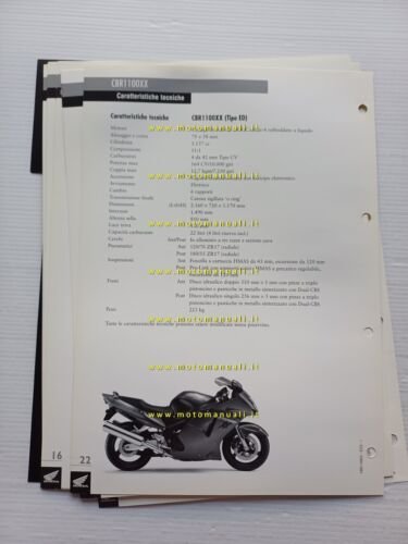 Honda CBR 1100 XX 1997 presentazione per la rete vendita …