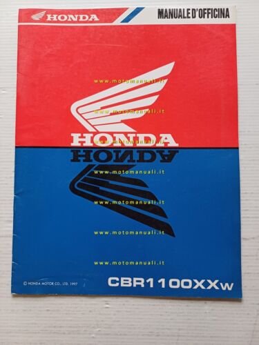 Honda CBR 1100 XX VARIANTI 1997 manuale officina ITALIANO originale