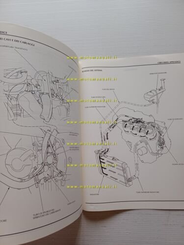 Honda CBR 1100 XX VARIANTI 1997 manuale officina ITALIANO originale