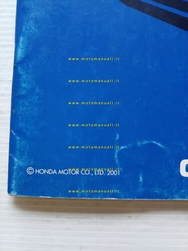 Honda CBR 1100 XX VARIANTI 2001 manuale officina ITALIANO originale