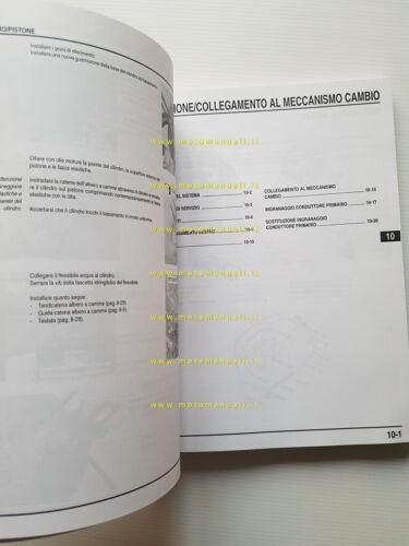 HONDA CBR 124 R 2003-04 manuale officina italiano originale