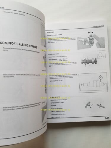 HONDA CBR 124 R 2003-04 manuale officina italiano originale
