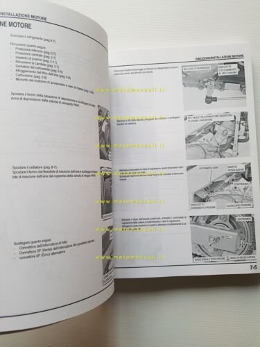 HONDA CBR 124 R 2003-04 manuale officina italiano originale