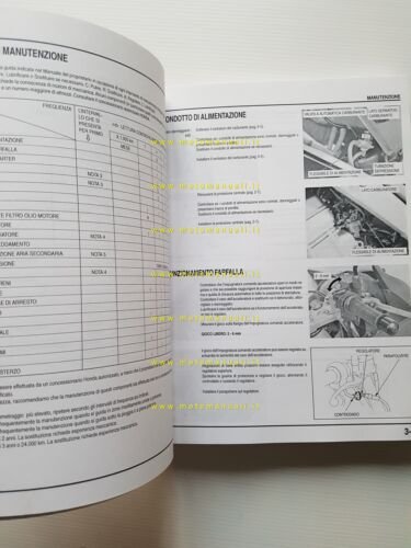 HONDA CBR 124 R 2003-04 manuale officina italiano originale