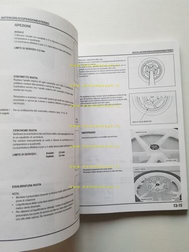 HONDA CBR 124 R 2003-04 manuale officina italiano originale