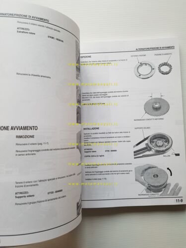 HONDA CBR 124 R 2003-04 manuale officina italiano originale