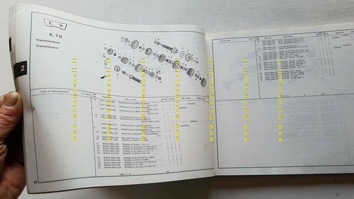 Honda CBR 500 - 600 F -Hurricane 1987 catalogo ricambi …