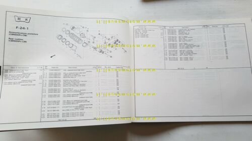 Honda CBR 500 -600 F - Hurricane 1987 catalogo ricambi …