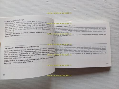 Honda CBR 600 F 1986-87 manuale uso manutenzione moto owner's …