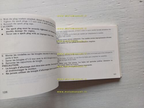 Honda CBR 600 F 1986-87 manuale uso manutenzione moto owner's …