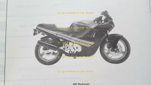 Honda CBR 600 F 1986 catalogo ricambi originale spare parts …