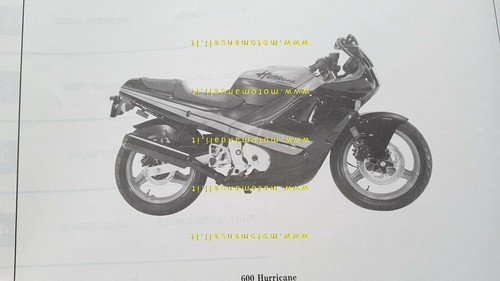 Honda CBR 600 F 1986 catalogo ricambi originale spare parts …