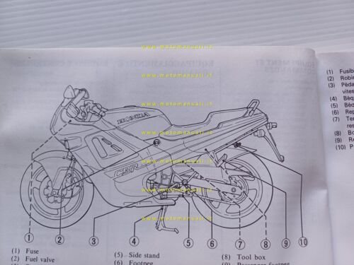 HONDA CBR 600 F 1986 manuale uso manutenzione libretto originale …