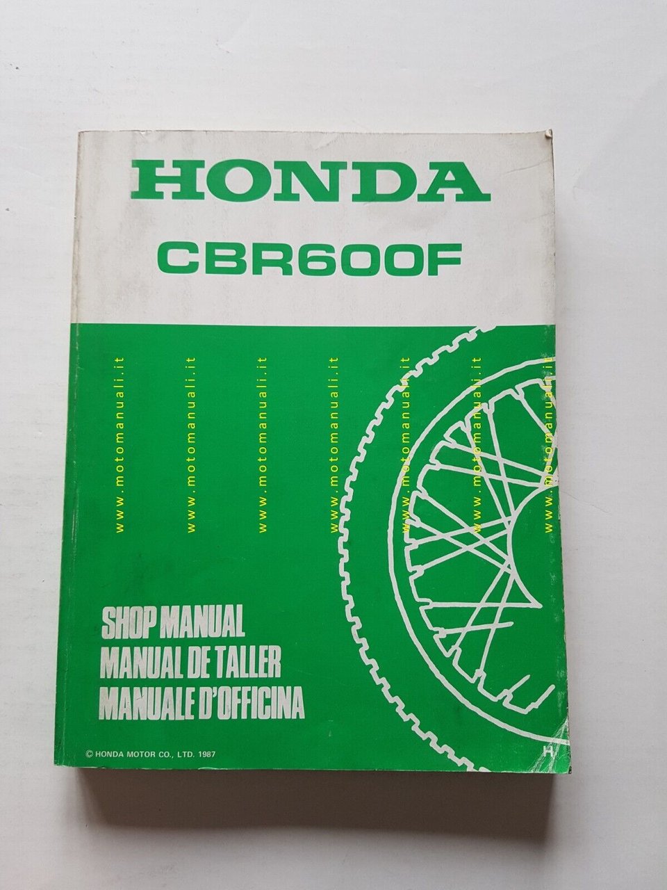HONDA CBR 600 F 1987 manuale officina originale ITALIANO workshop …