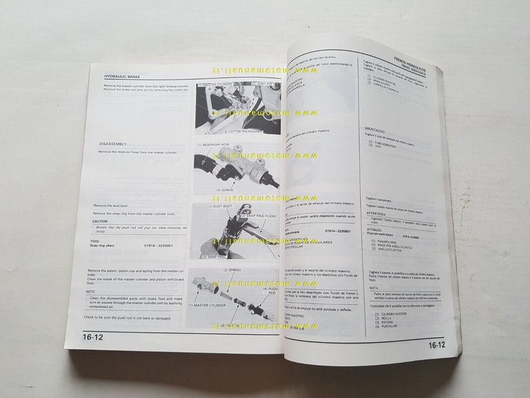 HONDA CBR 600 F 1987 manuale officina originale ITALIANO workshop …