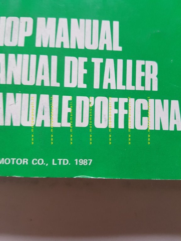 HONDA CBR 600 F 1987 manuale officina originale ITALIANO workshop …