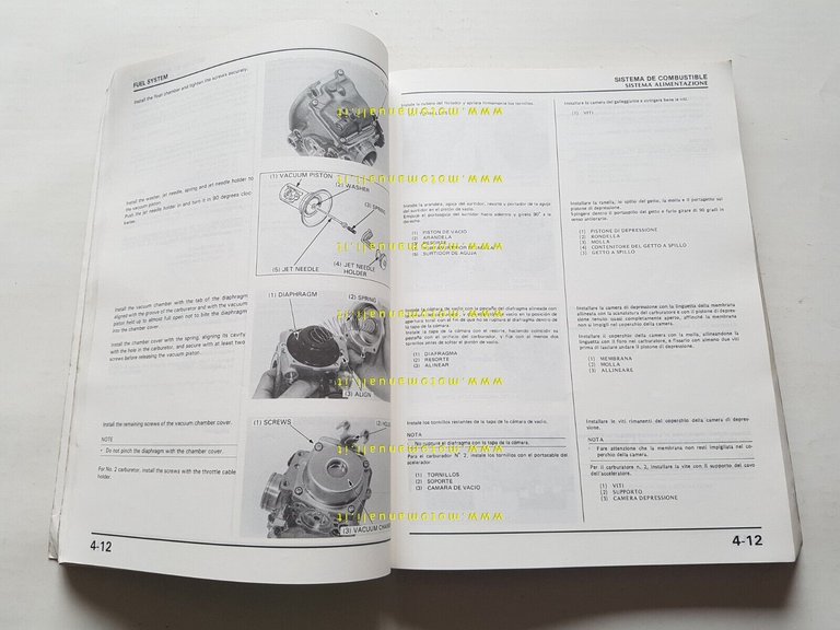 HONDA CBR 600 F 1987 manuale officina originale ITALIANO workshop …