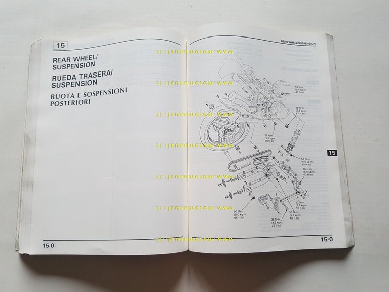 HONDA CBR 600 F 1987 manuale officina originale ITALIANO workshop …