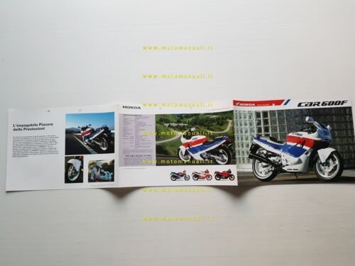 Honda CBR 600 F 1989 depliant italiano originale