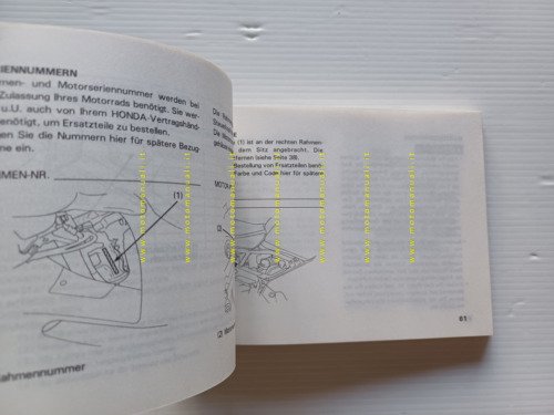 Honda CBR 600 F 1990-91 manuale uso libretto istruzioni originale …