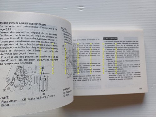 Honda CBR 600 F 1990-91 manuale uso libretto istruzioni originale …