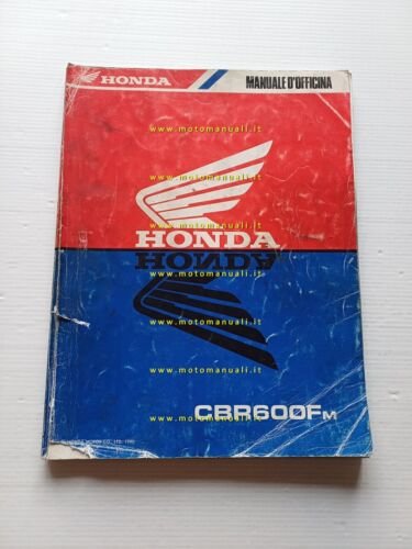 Honda CBR 600 F 1990 manuale officina riparazione italiano originale