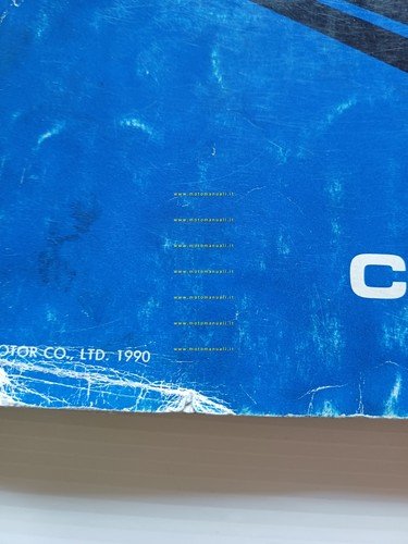 Honda CBR 600 F 1990 manuale officina riparazione italiano originale