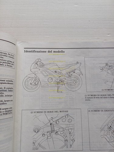 Honda CBR 600 F 1990 manuale officina riparazione italiano originale
