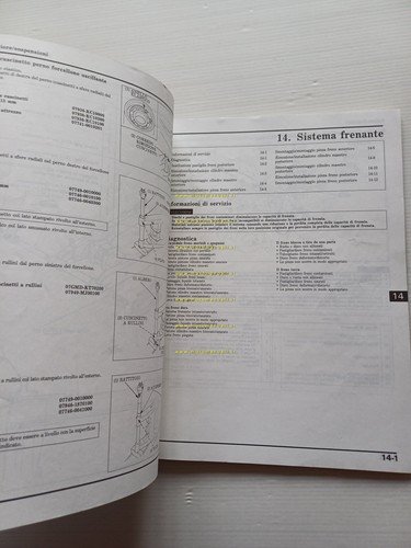 Honda CBR 600 F 1990 manuale officina riparazione italiano originale
